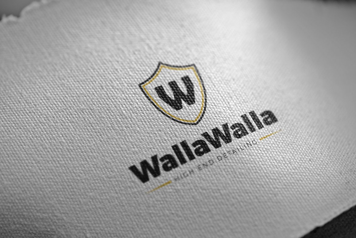 Walla Walla – Car detailing Logotype